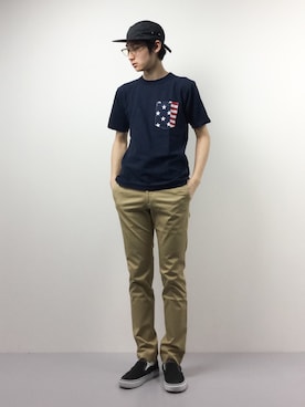 「MACKINTOSH PHILOSOPHY（ﾏｯｷﾝﾄｯｼｭ ﾌｨﾛｿﾌｨｰ）のアイテム」を使った、Yudai Ishiiさん（メンズ・178cm）の春コーディネート