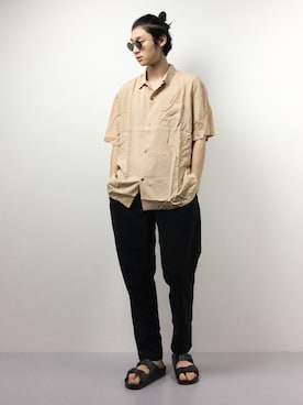 「unrelaxing（アンリラクシング）のアイテム」を使った、Yudai Ishiiさん（メンズ・178cm）の春コーディネート