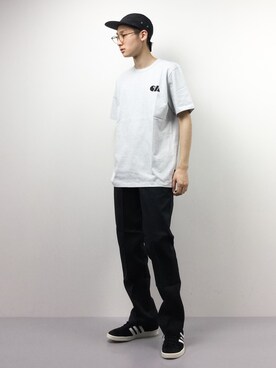 「Carhartt WIP（カーハートダブリューアイピー）のアイテム（トップス）」を使った、Yudai Ishiiさん（メンズ・178cm）の春コーディネート