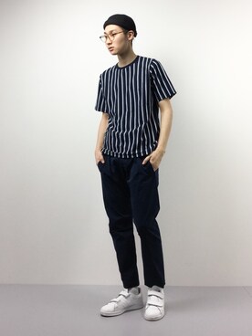 「MACKINTOSH PHILOSOPHY（ﾏｯｷﾝﾄｯｼｭ ﾌｨﾛｿﾌｨｰ）のアイテム」を使った、Yudai Ishiiさん（メンズ・178cm）の春コーディネート
