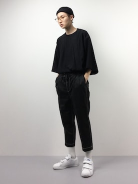 「SHAREEF（シャリーフ）のアイテム（トップス）」を使った、Yudai Ishiiさん（メンズ・178cm）の春コーディネート