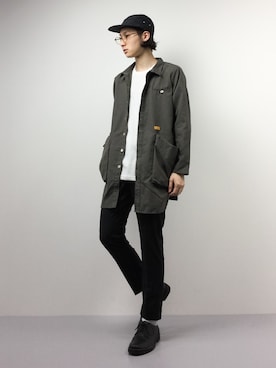 「NATAL DESIGN（ネイタルデザイン）のアイテム（カバーオール）」を使った、Yudai Ishiiさん（メンズ・178cm）の春コーディネート
