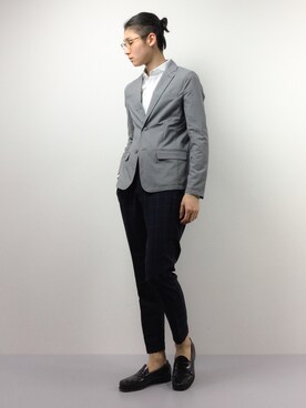 「SPADE（スペード）のアイテム（ジャケット/アウター）」を使った、Yudai Ishiiさん（メンズ・178cm）の春コーディネート