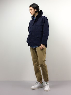 「MACKINTOSH PHILOSOPHY（ﾏｯｷﾝﾄｯｼｭ ﾌｨﾛｿﾌｨｰ）のアイテム」を使った、Yudai Ishiiさん（メンズ・178cm）の春コーディネート