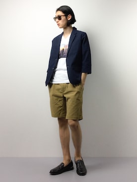 「NAVAL（ナバル）のアイテム（ジャケット/アウター）」を使った、Yudai Ishiiさん（メンズ・178cm）の春コーディネート