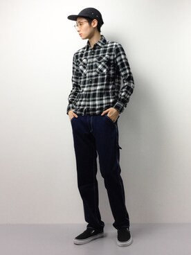 「jiggys shop（ジギーズショップ）のアイテム」を使った、Yudai Ishiiさん（メンズ・178cm・20代）の春コーディネート