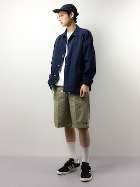 「STUSSY（ステューシー）のアイテム（ブルゾン）」を使った、Yudai Ishiiさん（メンズ・178cm）の春コーディネート