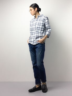 「REPIDO（リピード）のアイテム」を使った、Yudai Ishiiさん（メンズ・178cm）の春コーディネート