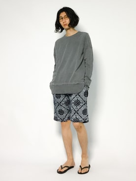 「AZUL by moussy（アズールバイマウジー）のアイテム」を使った、Yudai Ishiiさん（メンズ・178cm）の夏コーディネート