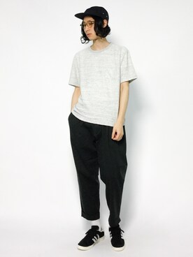 「SHIPS JET BLUE（シップスジェットブルー）のアイテム（Tシャツ/カットソー）」を使った、Yudai Ishiiさん（メンズ・178cm）の夏コーディネート