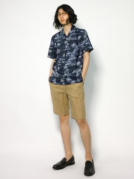 「SHIPS JET BLUE（シップスジェットブルー）のアイテム（シャツ/ブラウス）」を使った、Yudai Ishiiさん（メンズ・178cm）の夏コーディネート