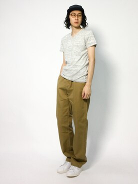 「jiggys shop（ジギーズショップ）のアイテム（トップス）」を使った、Yudai Ishiiさん（メンズ・178cm・20代）の夏コーディネート