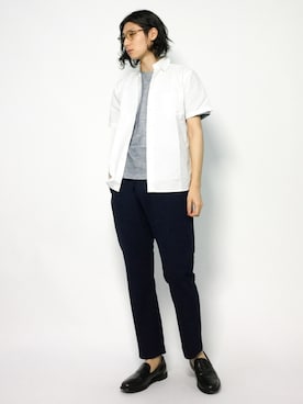 「SHIPS JET BLUE（シップスジェットブルー）のアイテム（Tシャツ/カットソー）」を使った、Yudai Ishiiさん（メンズ・178cm）の夏コーディネート