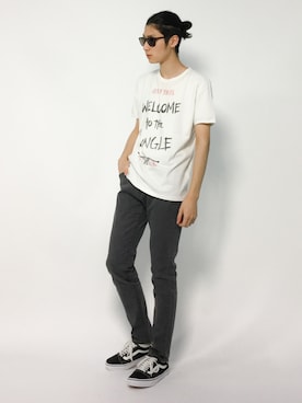 「AZUL by moussy（アズールバイマウジー）のアイテム」を使った、Yudai Ishiiさん（メンズ・178cm）の夏コーディネート