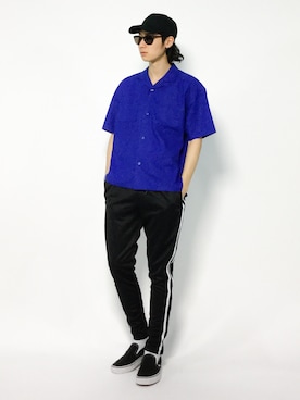「L.H.P（エルエイチピー）のアイテム（パンツ）」を使った、Yudai Ishiiさん（メンズ・178cm）の夏コーディネート