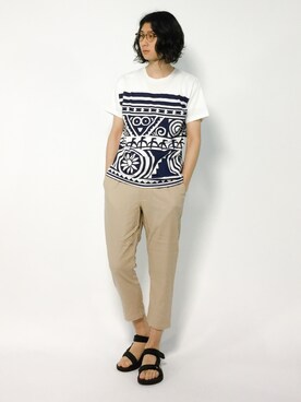 「AZUL by moussy（アズールバイマウジー）のアイテム」を使った、Yudai Ishiiさん（メンズ・178cm）の夏コーディネート