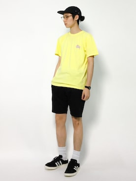 「MANASTASH（マナスタッシュ）のアイテム（チノパンツ）」を使った、Yudai Ishiiさん（メンズ・178cm）の夏コーディネート