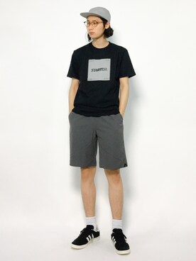「STARTER BLACK LABEL（スターターブラックレーベル）のアイテム（Tシャツ/カットソー）」を使った、Yudai Ishiiさん（メンズ・178cm）の夏コーディネート
