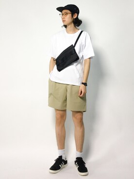 「jiggys shop（ジギーズショップ）のアイテム（トップス）」を使った、Yudai Ishiiさん（メンズ・178cm・20代）の夏コーディネート