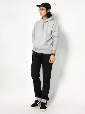 「ネイビー×グレー」｜Yudai Ishiiさん（メンズ・178cm・20代）の秋コーディネート