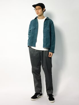 「SHIPS JET BLUE（シップスジェットブルー）のアイテム（シャツ/ブラウス）」を使った、Yudai Ishiiさん（メンズ・178cm）の秋コーディネート