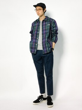 「STUSSY（ステューシー）のアイテム（ブルゾン）」を使った、Yudai Ishiiさん（メンズ・178cm）の秋コーディネート
