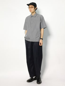 「ネイビー×グレー」｜Yudai Ishiiさん（メンズ・178cm・20代）の秋コーディネート
