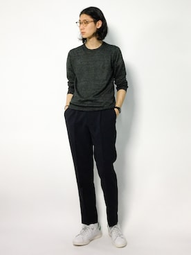 「ネイビー×グレー」｜Yudai Ishiiさん（メンズ・178cm・20代）の秋コーディネート