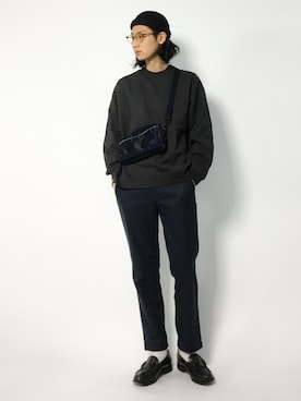 「ネイビー×グレー」｜Yudai Ishiiさん（メンズ・178cm・20代）の秋コーディネート