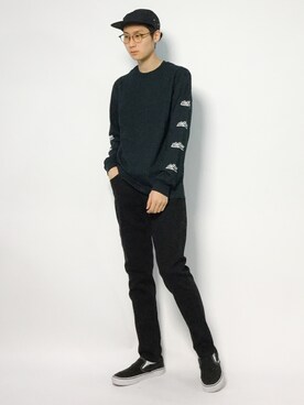 「JERZEES（ジャージーズ）のアイテム」を使った、Yudai Ishiiさん（メンズ・178cm）の秋コーディネート