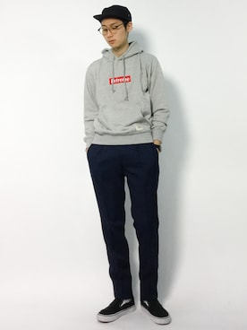 「ネイビー×グレー」｜Yudai Ishiiさん（メンズ・178cm・20代）の秋コーディネート