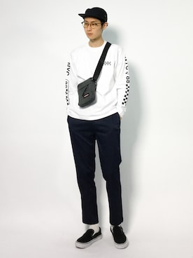 「FREAK'S STORE（フリークスストア）のアイテム（バッグ）」を使った、Yudai Ishiiさん（メンズ・178cm）の秋コーディネート