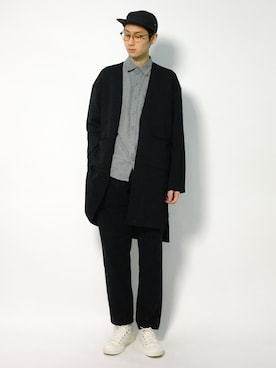 「ロングカーディガン」｜Yudai Ishiiさん（メンズ・178cm・20代）の秋コーディネート