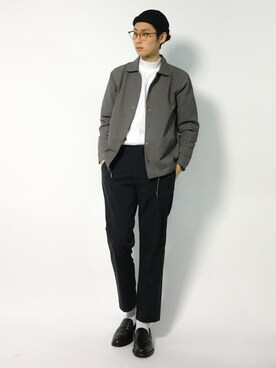「NAVAL（ナバル）のアイテム（ジャケット/アウター）」を使った、Yudai Ishiiさん（メンズ・178cm）の秋コーディネート