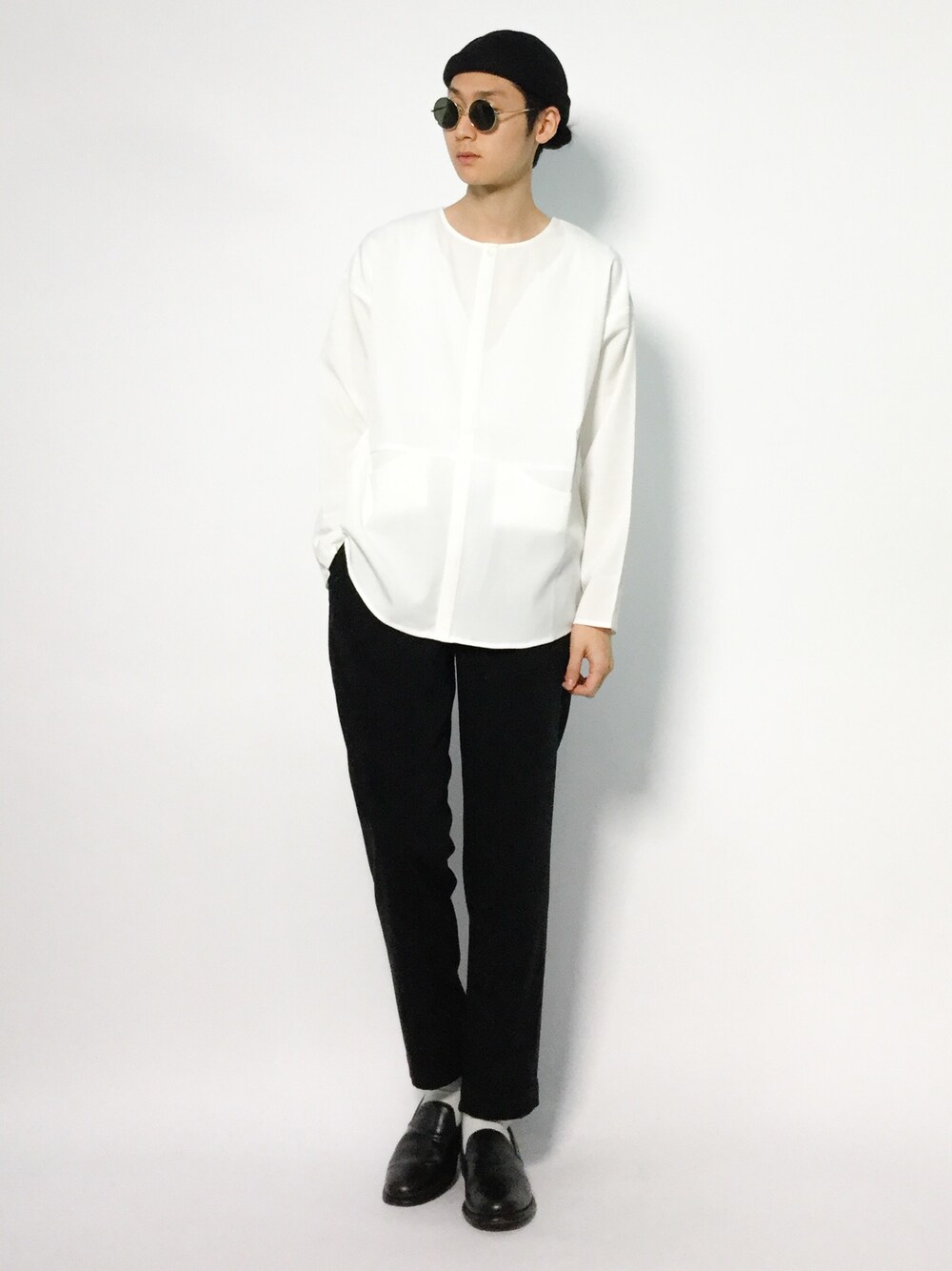 Yudai Ishiiさんの「rehacer : Paper Touch Pullover Shirt（rehacer）」を使ったコーディネート