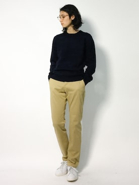 「AZUL by moussy（アズールバイマウジー）のアイテム」を使った、Yudai Ishiiさん（メンズ・178cm）の秋コーディネート