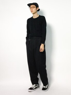 「MONKEY TIME（モンキータイム）のアイテム（その他パンツ）」を使った、Yudai Ishiiさん（メンズ・178cm）の秋コーディネート