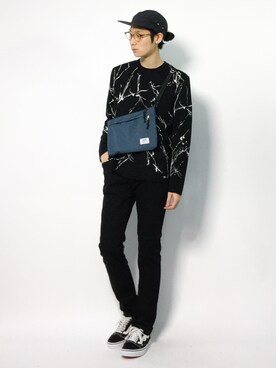 「STUDIOUS BLUE（ストゥディオスブルー）のアイテム」を使った、Yudai Ishiiさん（メンズ・178cm）の秋コーディネート