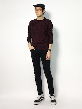 「INASTUDIOS（イーナストゥディオス）のアイテム」を使った、Yudai Ishiiさん（メンズ・178cm）の秋コーディネート