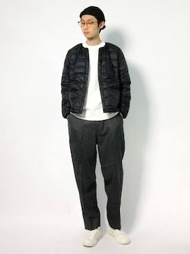 「URBAN RESEARCH（アーバンリサーチ）のアイテム（ダウンジャケット/コート）」を使った、Yudai Ishiiさん（メンズ・178cm）の秋コーディネート