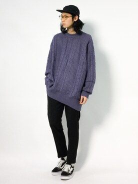 強風 事業内容 思い出す 紫 セーター メンズ コーデ Nishino Cl Jp
