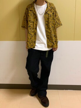 「CANTON（キャントン）のアイテム」を使った、mxkxtxiさん（メンズ・179cm）の夏コーディネート