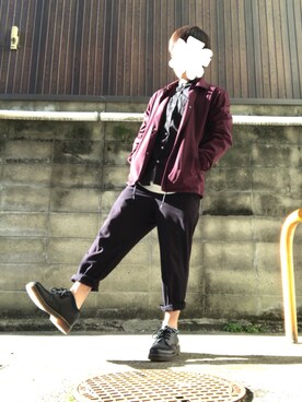 「WEGO（ウィゴー）のWEGO/スラブワッフルラウンドロングタンクトップ（タンクトップ）」を使った、miniさん（メンズ・158cm）の春コーディネート