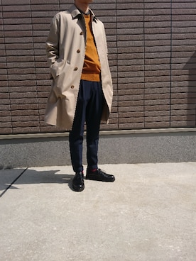 「PADRONE（パドローネ）のアイテム」を使った、MaYuさん（レディース・168cm）の春コーディネート