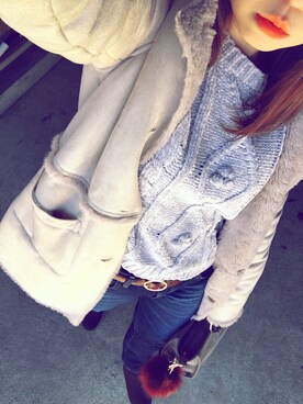 SAyUさん（レディース・158cm）の冬コーディネート