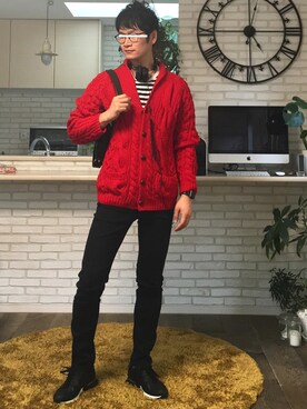 「LOUIS VUITTON（ルイヴィトン）のアイテム（ショルダーバッグ）」を使った、flippersさん（メンズ・182cm・30代）の春コーディネート