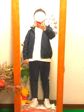「さむい！」｜鈴吉さん（メンズ・169cm）の冬コーディネート