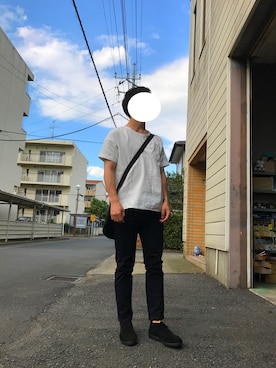 「スエードシューズ」｜「アイテム（ブーツ）」を使った、鈴吉さん（メンズ・169cm）の秋コーディネート