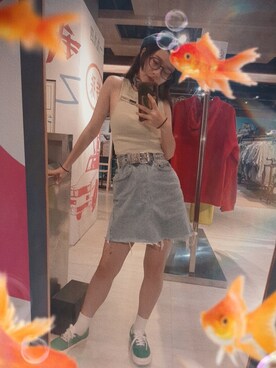 王齡悅さんのコーディネート