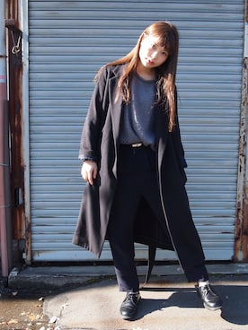 三橋栄香さん（レディース・155cm）の冬コーディネート